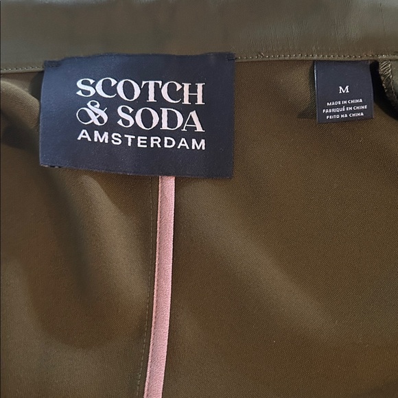 Scotch & Soda Elegant Olive Green Blazer NWOT - Picture 8 of 12